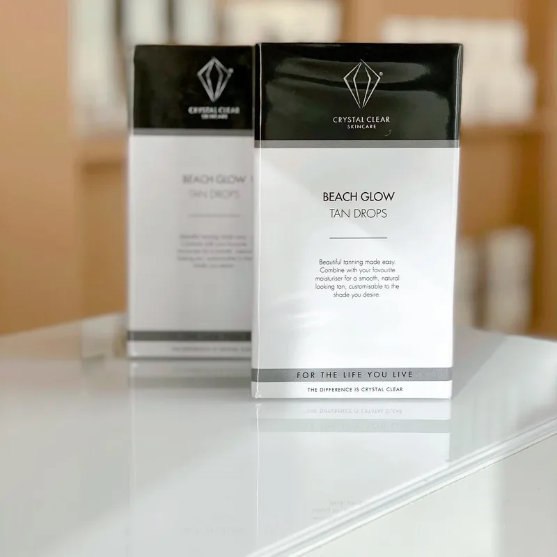 Beach Glow Tan Drops fra Crystal Clear